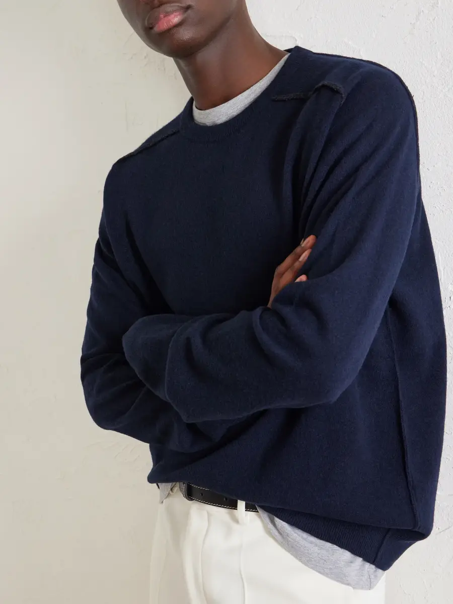 Maison Margiela Knitted Wool Sweater - Men | Thumbnail 5 Maison Margiela Knitted Wool Sweater - Men | Thumbnail 5
