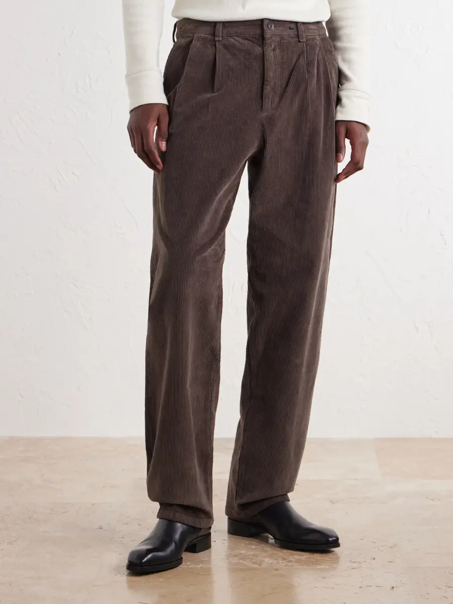 rag & bone Wide-Leg Pleated Cotton-Blend Corduroy Trousers - Men | Thumbnail 3 rag & bone Wide-Leg Pleated Cotton-Blend Corduroy Trousers - Men | Thumbnail 3