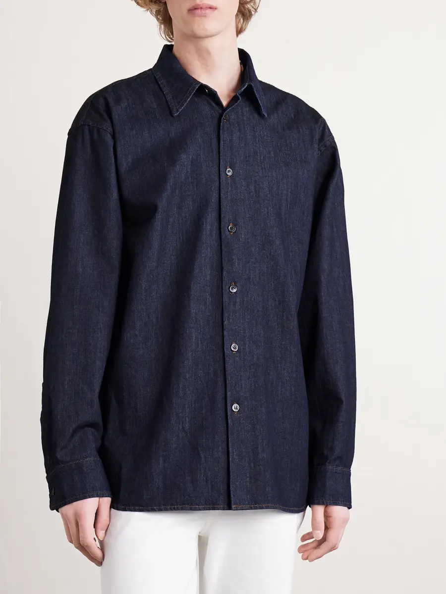 Dries Van Noten Denim Shirt - Men | Thumbnail 3 Dries Van Noten Denim Shirt - Men | Thumbnail 3
