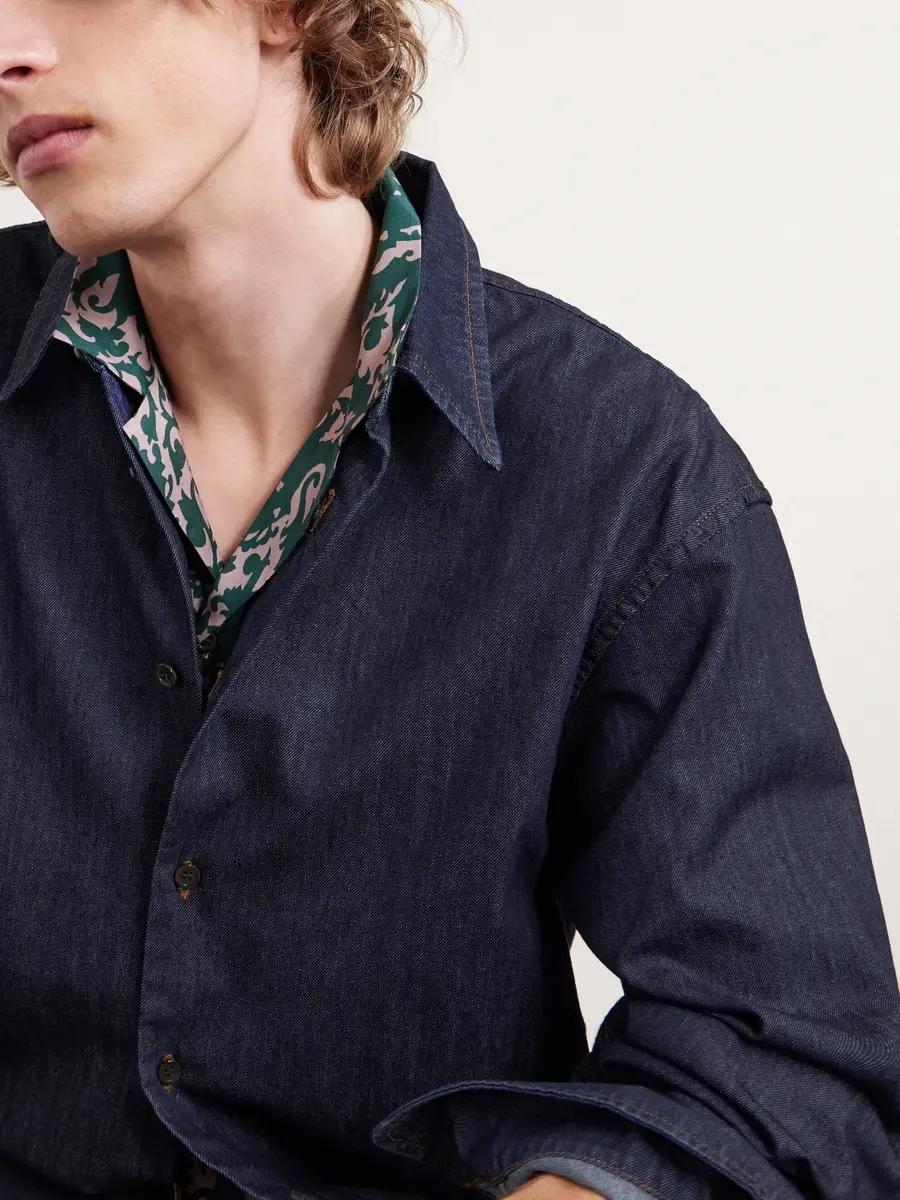 Dries Van Noten Denim Shirt - Men | Thumbnail 5 Dries Van Noten Denim Shirt - Men | Thumbnail 5