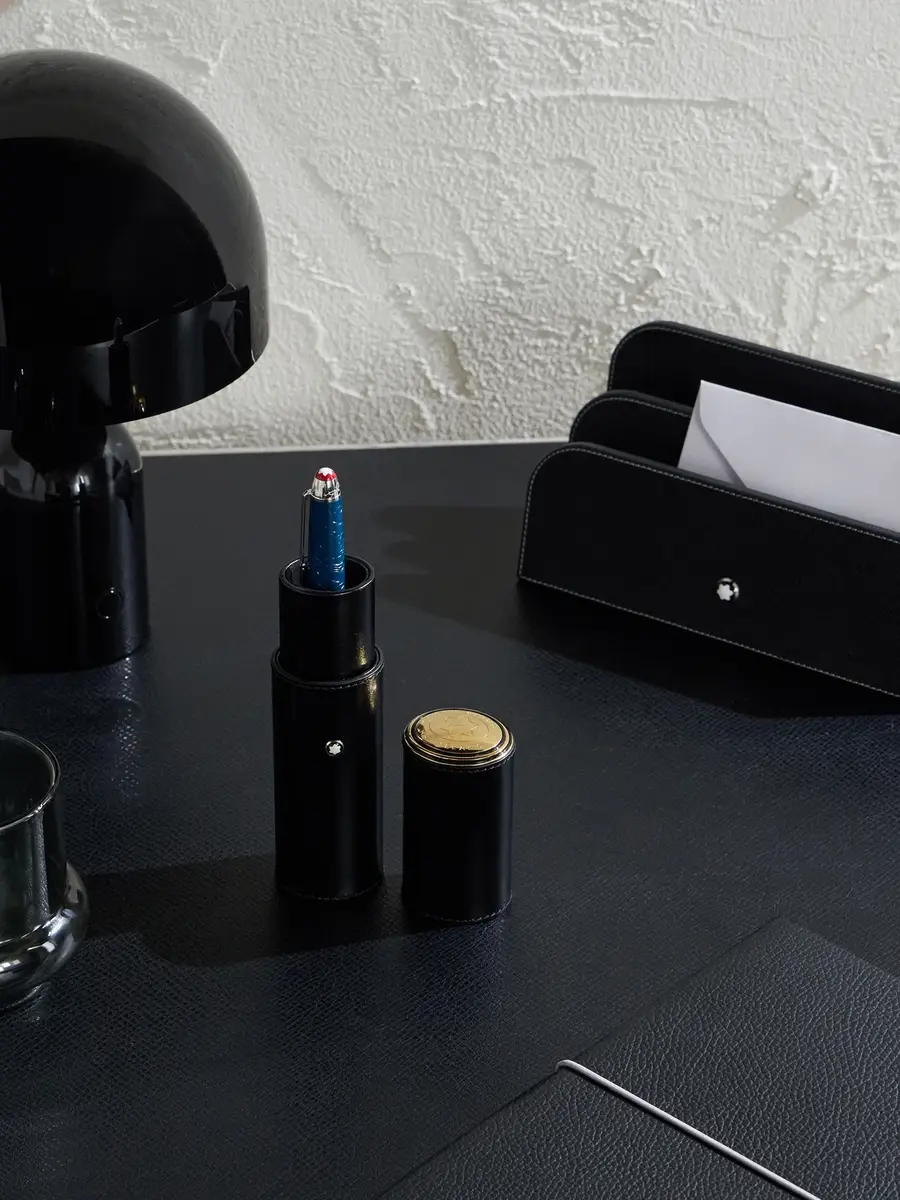 Montblanc Meisterstück Leather and Gold-Tone Pen Pouch - Men | Thumbnail 2 Montblanc Meisterstück Leather and Gold-Tone Pen Pouch - Men | Thumbnail 2