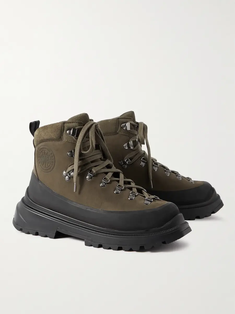 Canada Goose Journey Rubber and Nubuck-Trimmed Suede Hiking Boots - Men | Thumbnail 4