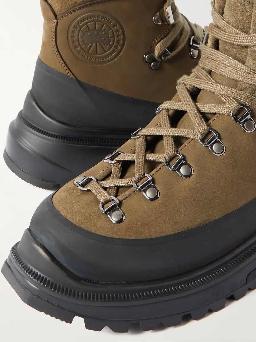 Canada Goose Journey Rubber and Nubuck-Trimmed Suede Hiking Boots - Men | Thumbnail 6