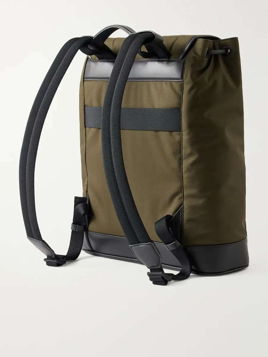 Montblanc Panorama Leather-Trimmed Shell Backpack - Men | Thumbnail 4 Montblanc Panorama Leather-Trimmed Shell Backpack - Men | Thumbnail 4