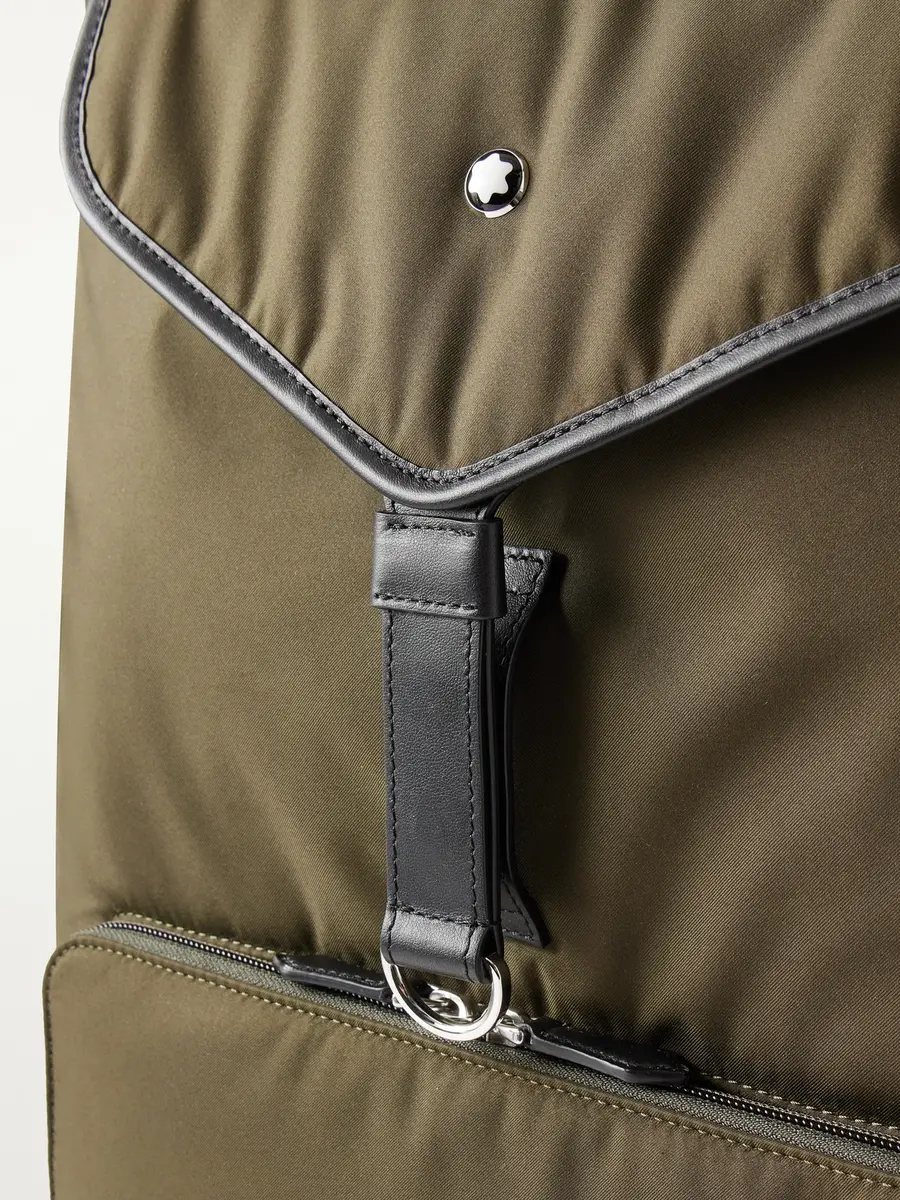 Montblanc Panorama Leather-Trimmed Shell Backpack - Men | Thumbnail 5 Montblanc Panorama Leather-Trimmed Shell Backpack - Men | Thumbnail 5