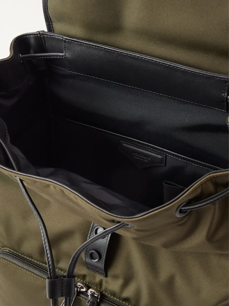 Montblanc Panorama Leather-Trimmed Shell Backpack - Men | Thumbnail 6 Montblanc Panorama Leather-Trimmed Shell Backpack - Men | Thumbnail 6