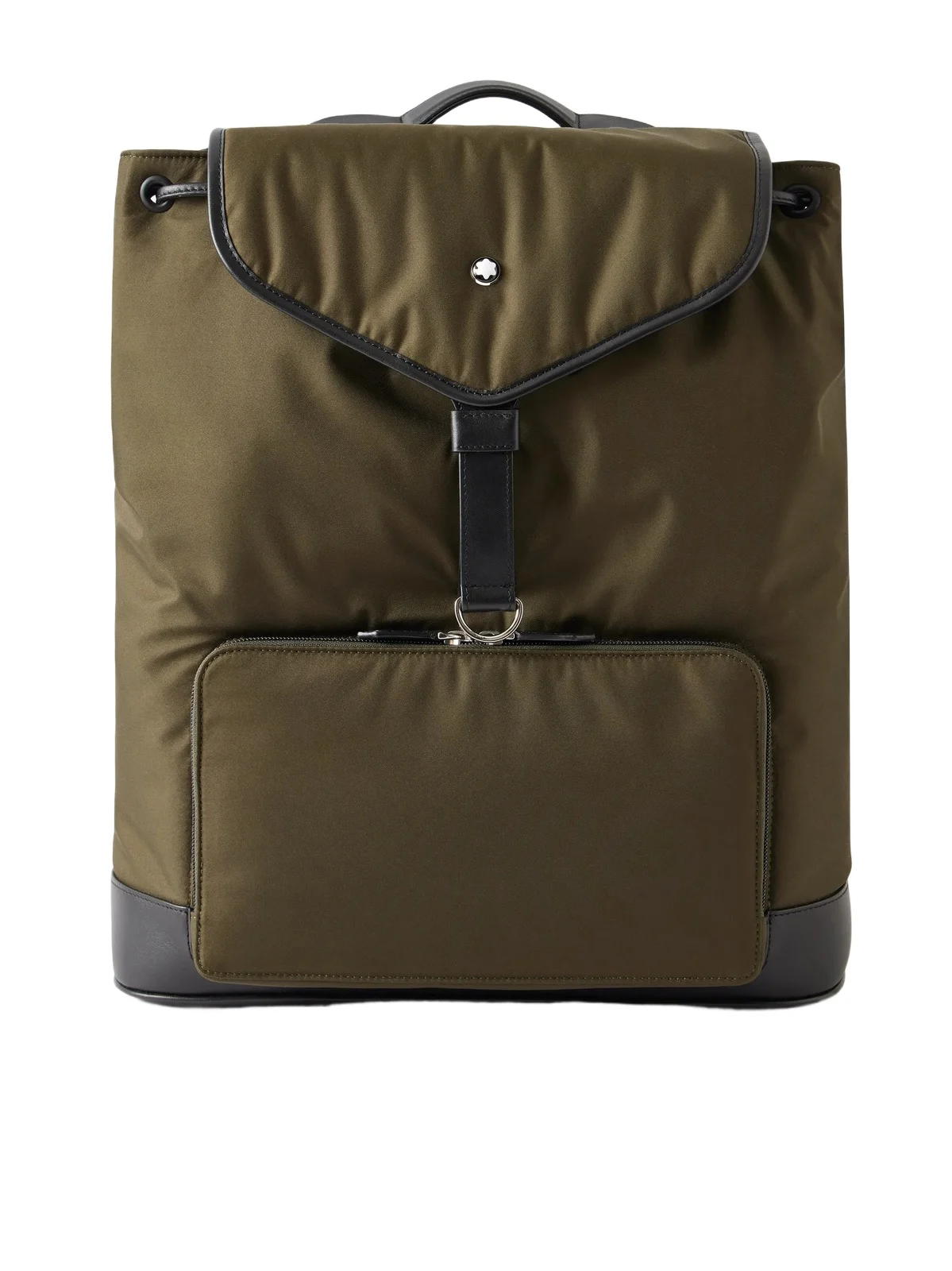 Panorama Leather-Trimmed Shell Backpack - Men Panorama Leather-Trimmed Shell Backpack - Men