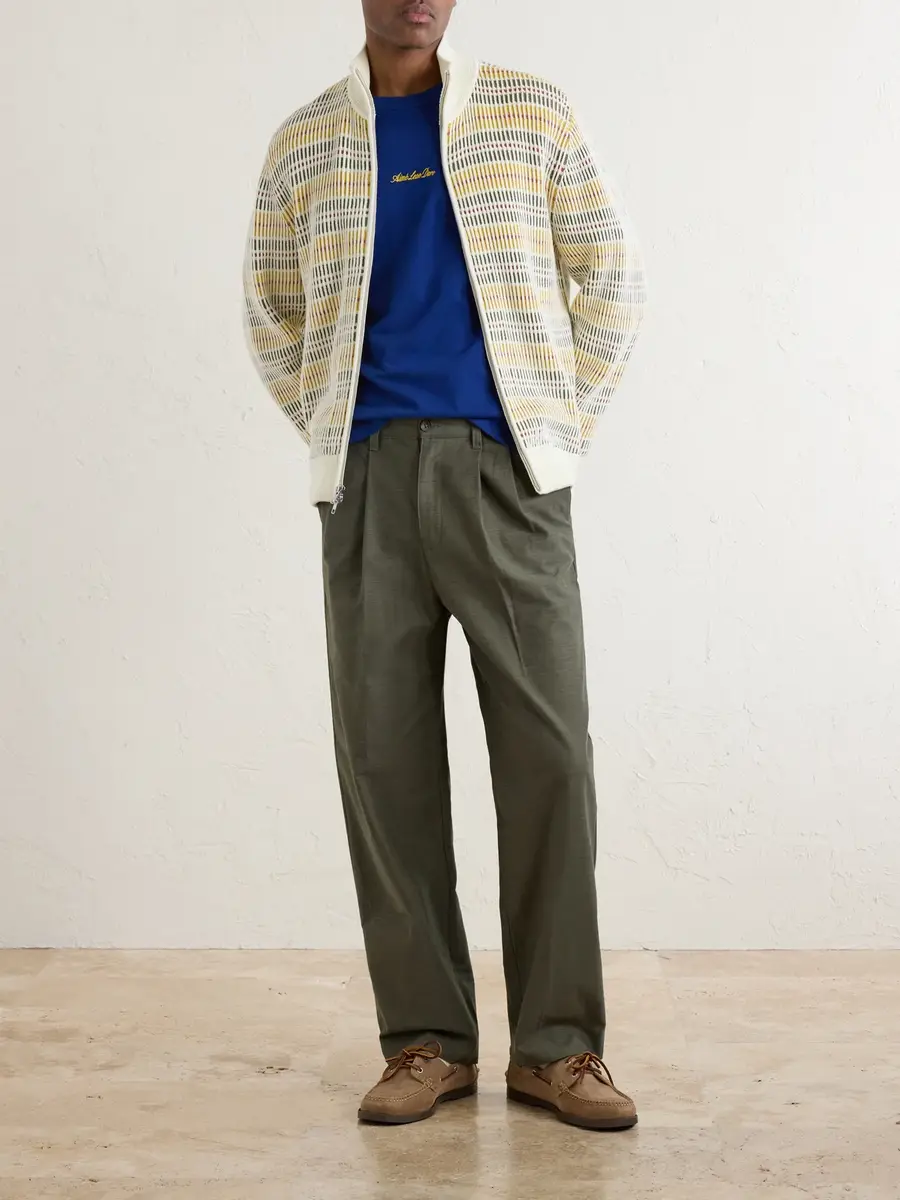 Aimé Leon Dore Cable-Knit Cotton Zip-Up Sweater - Men | Thumbnail 2 Aimé Leon Dore Cable-Knit Cotton Zip-Up Sweater - Men | Thumbnail 2