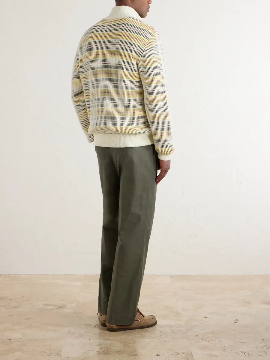 Aimé Leon Dore Cable-Knit Cotton Zip-Up Sweater - Men | Thumbnail 4 Aimé Leon Dore Cable-Knit Cotton Zip-Up Sweater - Men | Thumbnail 4