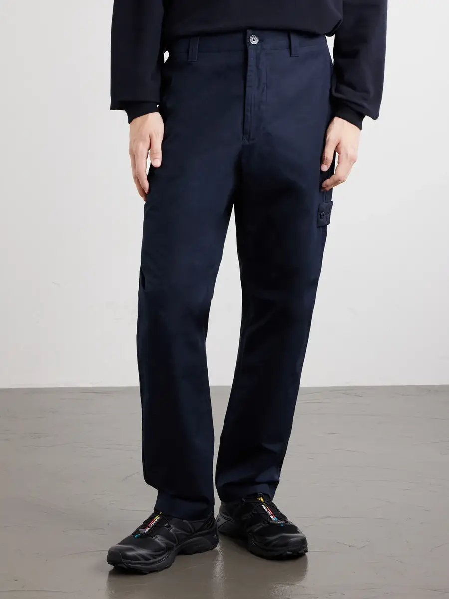 Stone Island GHOST Straight-Leg Cotton-Canvas Trousers - Men | Thumbnail 3 Stone Island GHOST Straight-Leg Cotton-Canvas Trousers - Men | Thumbnail 3
