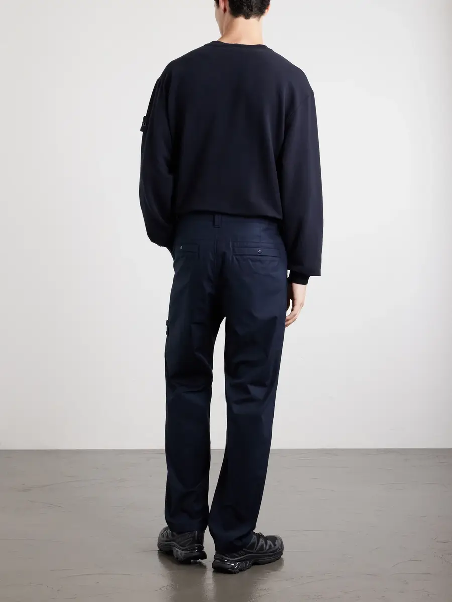 Stone Island GHOST Straight-Leg Cotton-Canvas Trousers - Men | Thumbnail 4 Stone Island GHOST Straight-Leg Cotton-Canvas Trousers - Men | Thumbnail 4