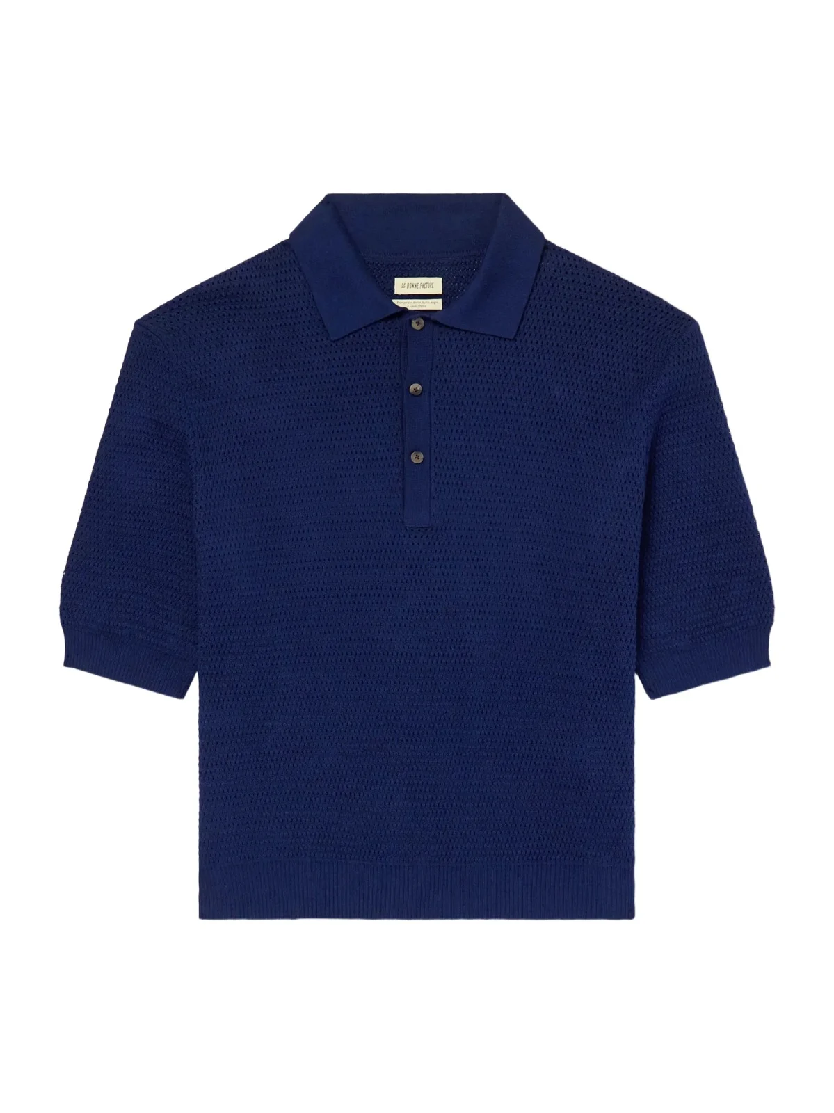 Honeycomb-Knit Cotton Polo Shirt - Men Honeycomb-Knit Cotton Polo Shirt - Men