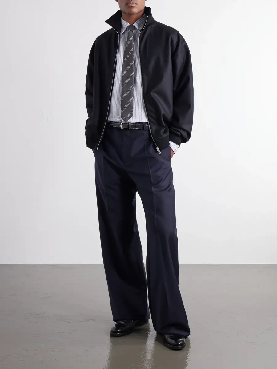 mfpen Distant Striped Cotton-Poplin Shirt - Men | Thumbnail 2