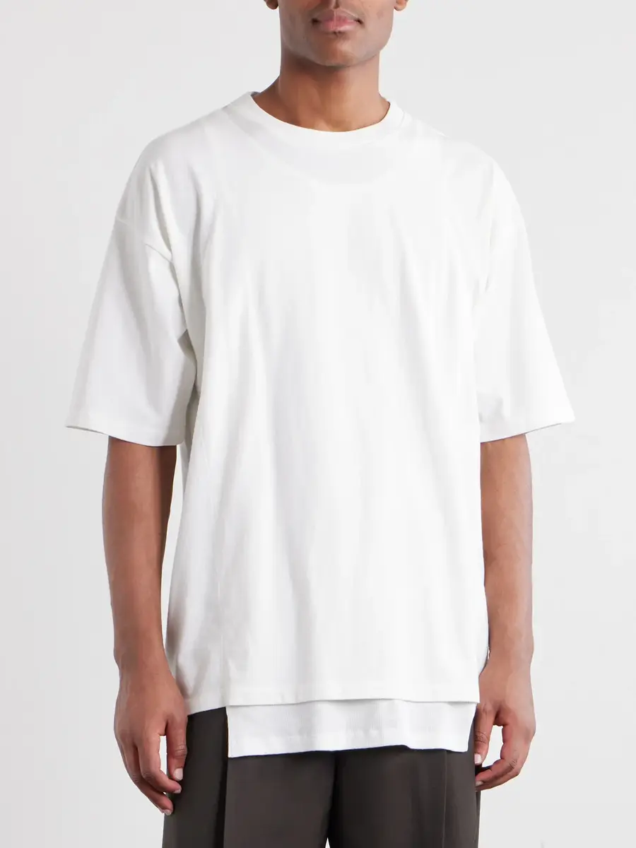 Maison Margiela Layered Cotton-Jersey T-Shirt - Men | Thumbnail 3 Maison Margiela Layered Cotton-Jersey T-Shirt - Men | Thumbnail 3