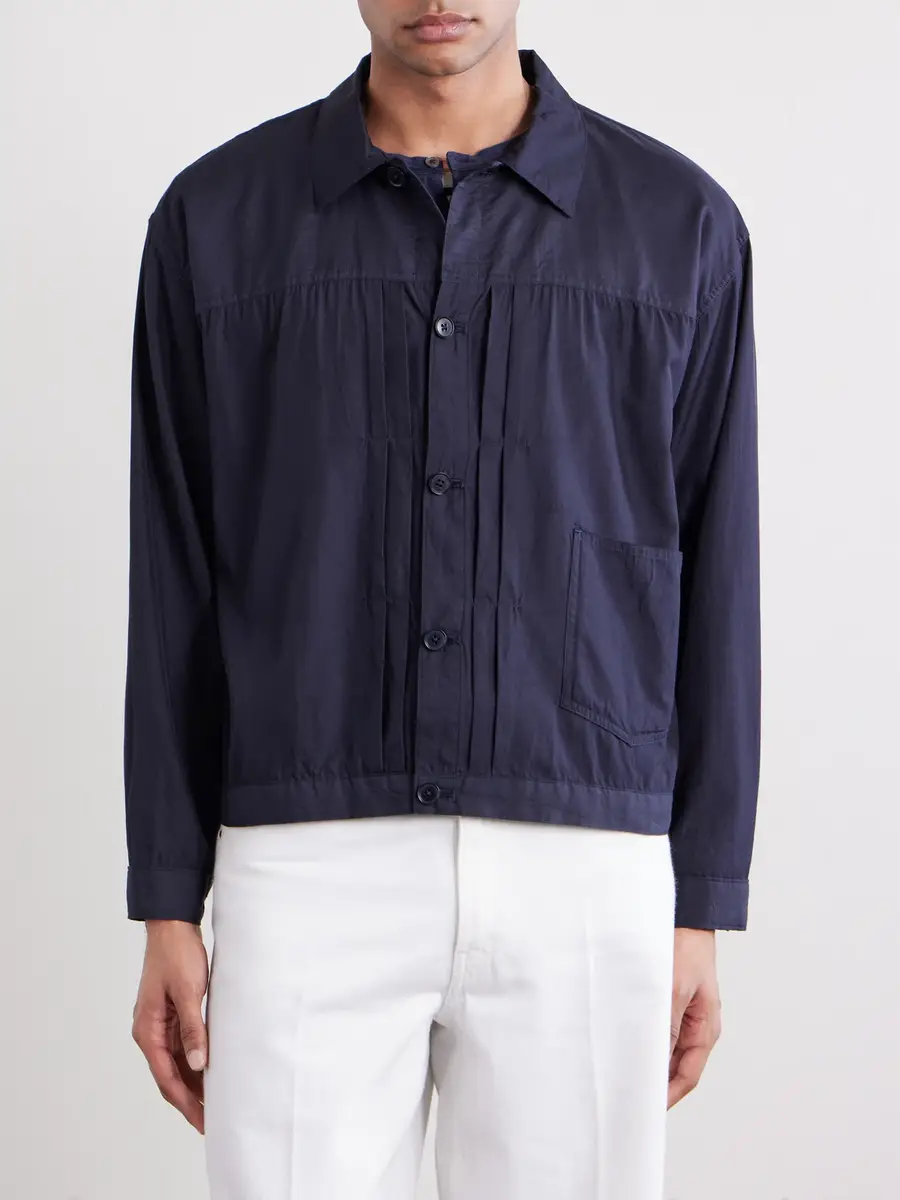 Kaptain Sunshine Cotton and Silk-Blend Denim Jacket - Men | Thumbnail 3 Kaptain Sunshine Cotton and Silk-Blend Denim Jacket - Men | Thumbnail 3