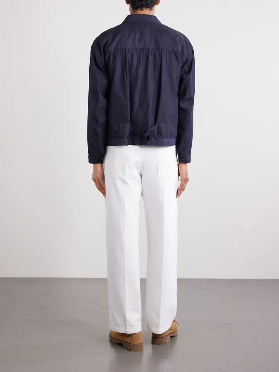 Kaptain Sunshine Cotton and Silk-Blend Denim Jacket - Men | Thumbnail 4 Kaptain Sunshine Cotton and Silk-Blend Denim Jacket - Men | Thumbnail 4