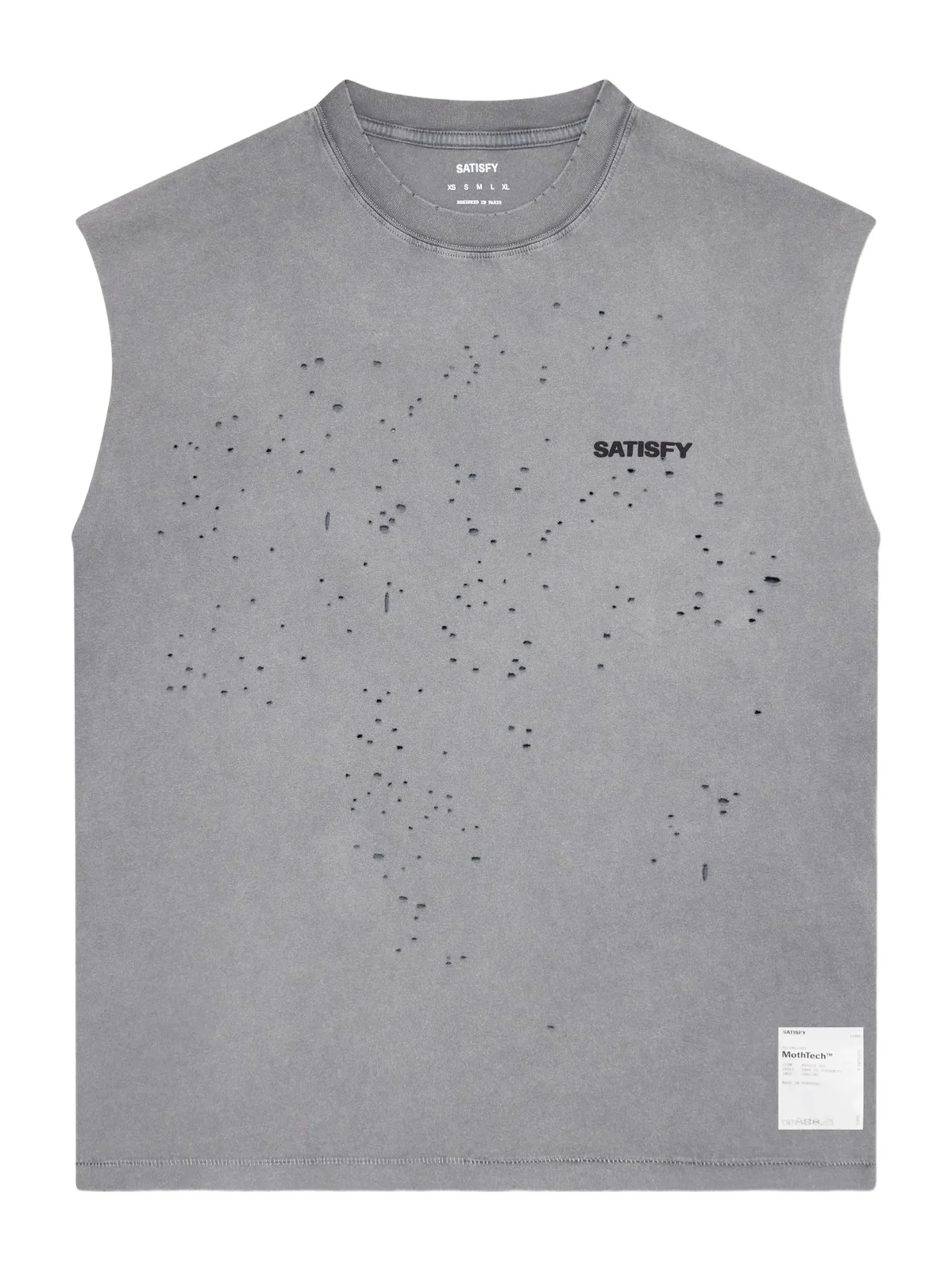 Distressed Logo-Print MothTech™ Organic Cotton-Jersey Tank Top - Men