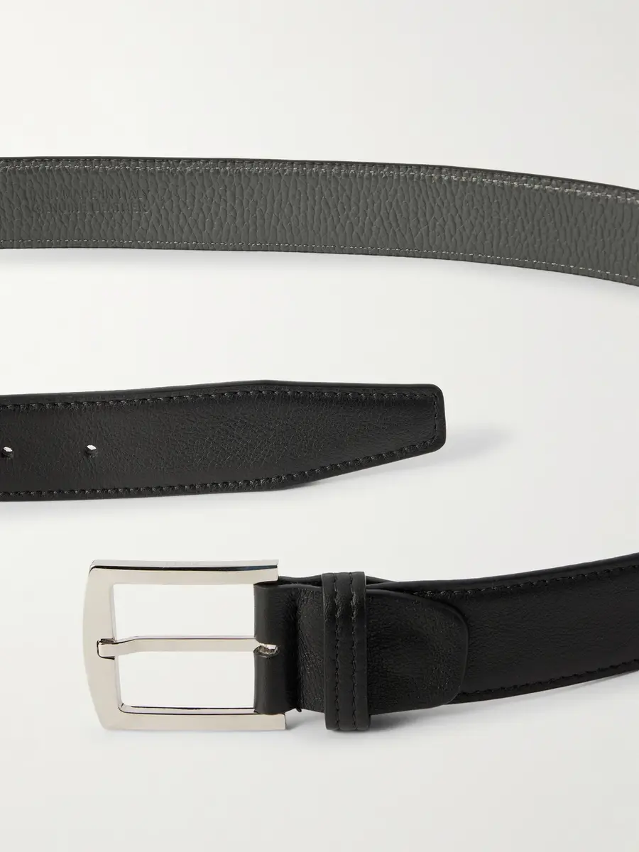 Kiton 3.5cm Leather Belt - Men | Thumbnail 2 Kiton 3.5cm Leather Belt - Men | Thumbnail 2