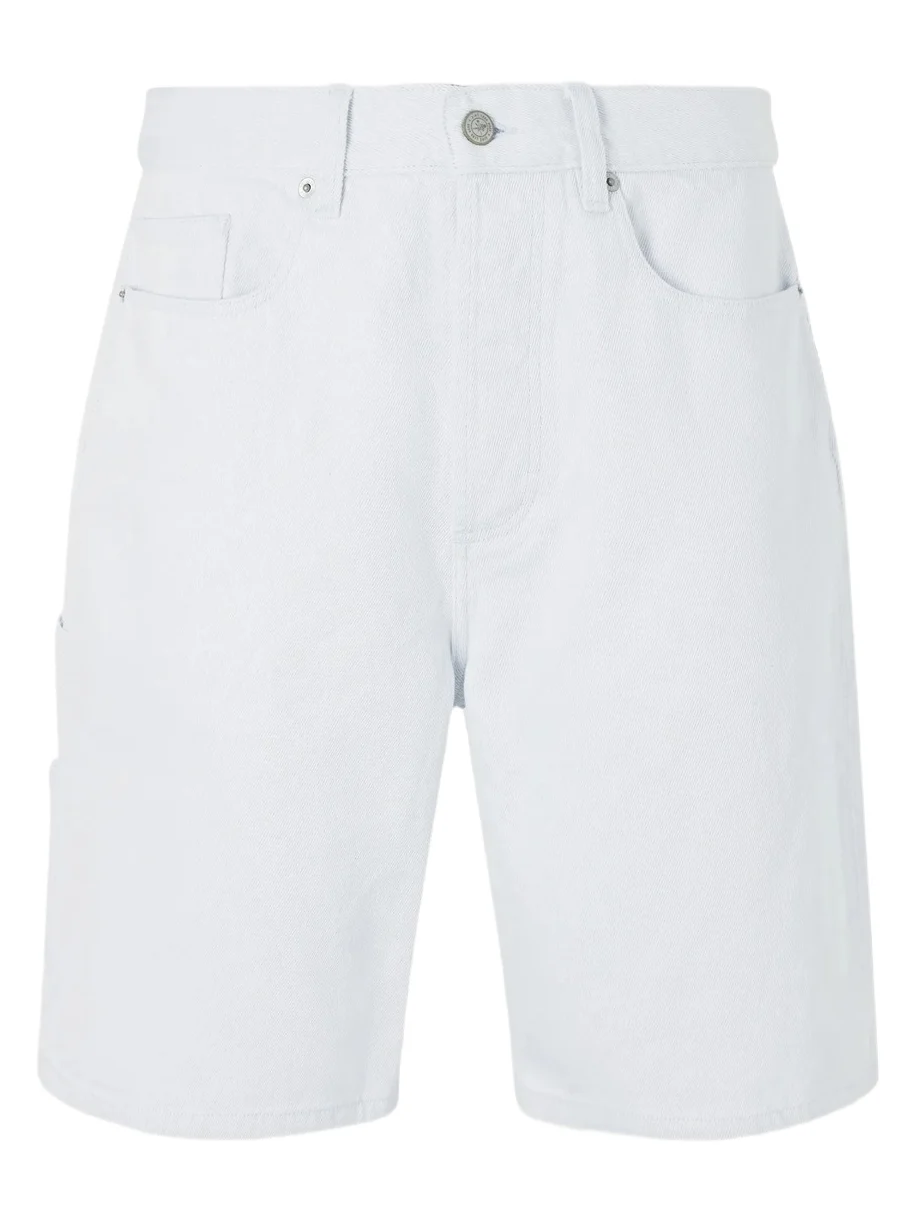 Straight-Leg Denim Shorts - Men Straight-Leg Denim Shorts - Men