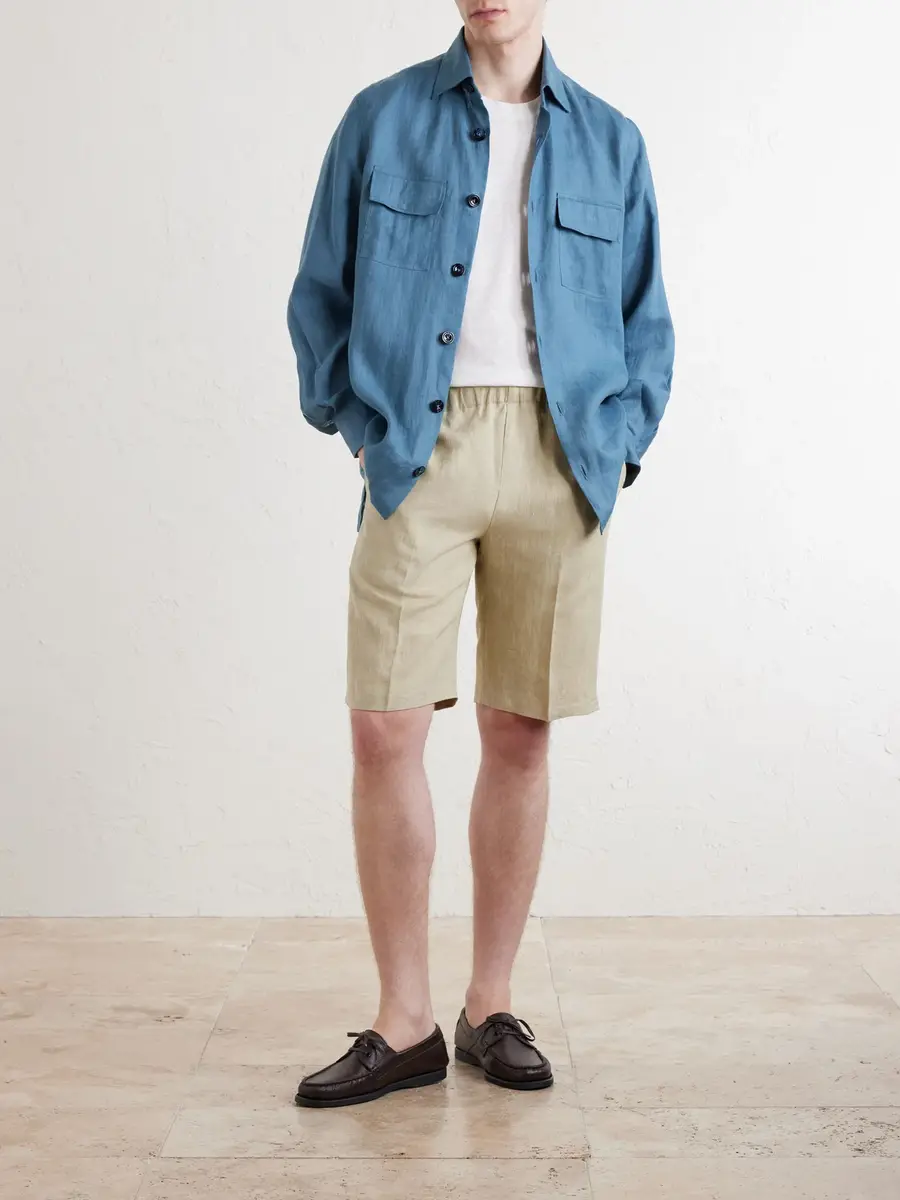 Kiton Linen Shirt - Men | Thumbnail 2