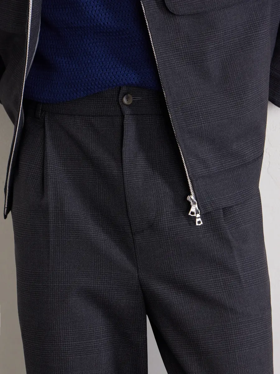 De Bonne Facture Grandad Straight-Leg Wool Trousers - Men | Thumbnail 5