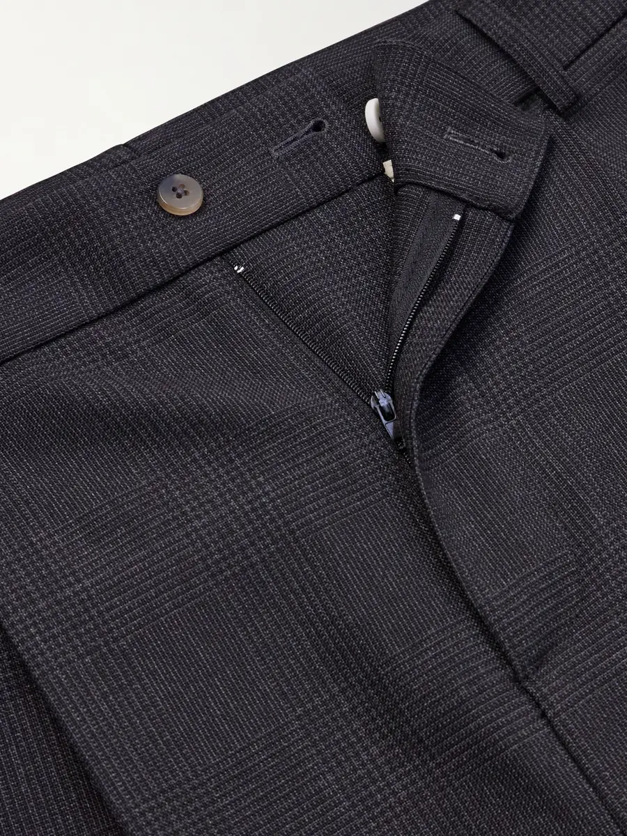 De Bonne Facture Grandad Straight-Leg Wool Trousers - Men | Thumbnail 6
