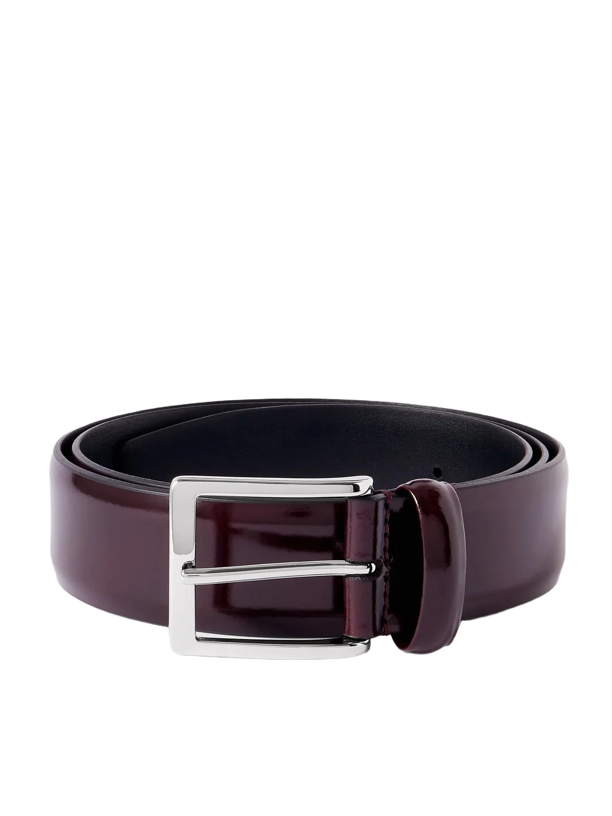 Anderson's 4cm Glossed-Leather Belt - Men