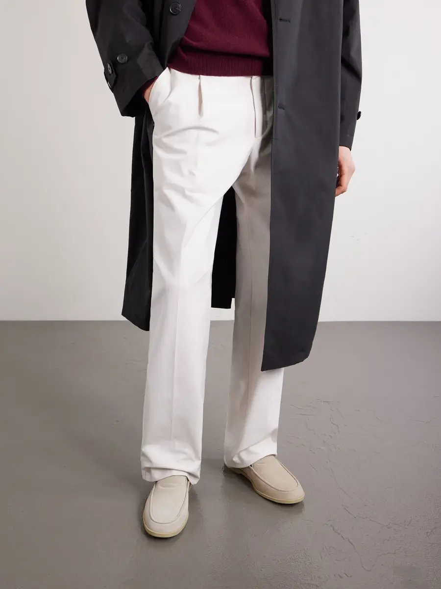 George Cleverley Mayfair II Collapsible-Heel Suede Loafers - Men | Thumbnail 2
