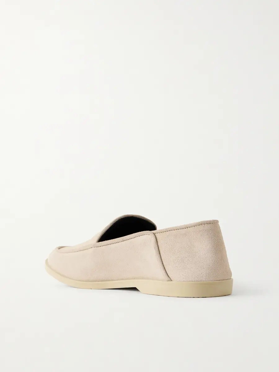 George Cleverley Mayfair II Collapsible-Heel Suede Loafers - Men | Thumbnail 4