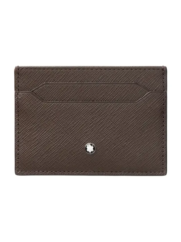 Sartorial Leather Logo Cardholder - Men