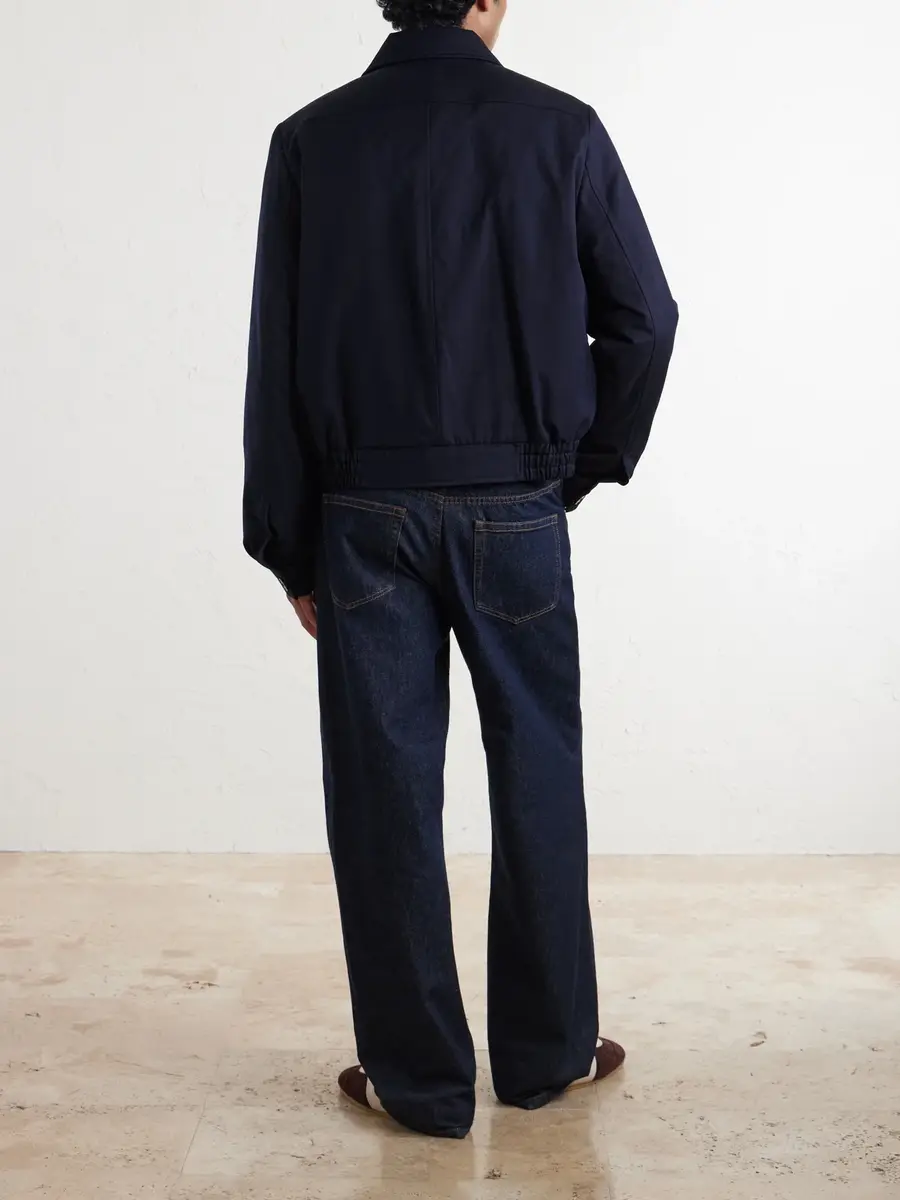 Dries Van Noten Padded Cotton and Wool-Blend Blouson Jacket - Men | Thumbnail 4 Dries Van Noten Padded Cotton and Wool-Blend Blouson Jacket - Men | Thumbnail 4