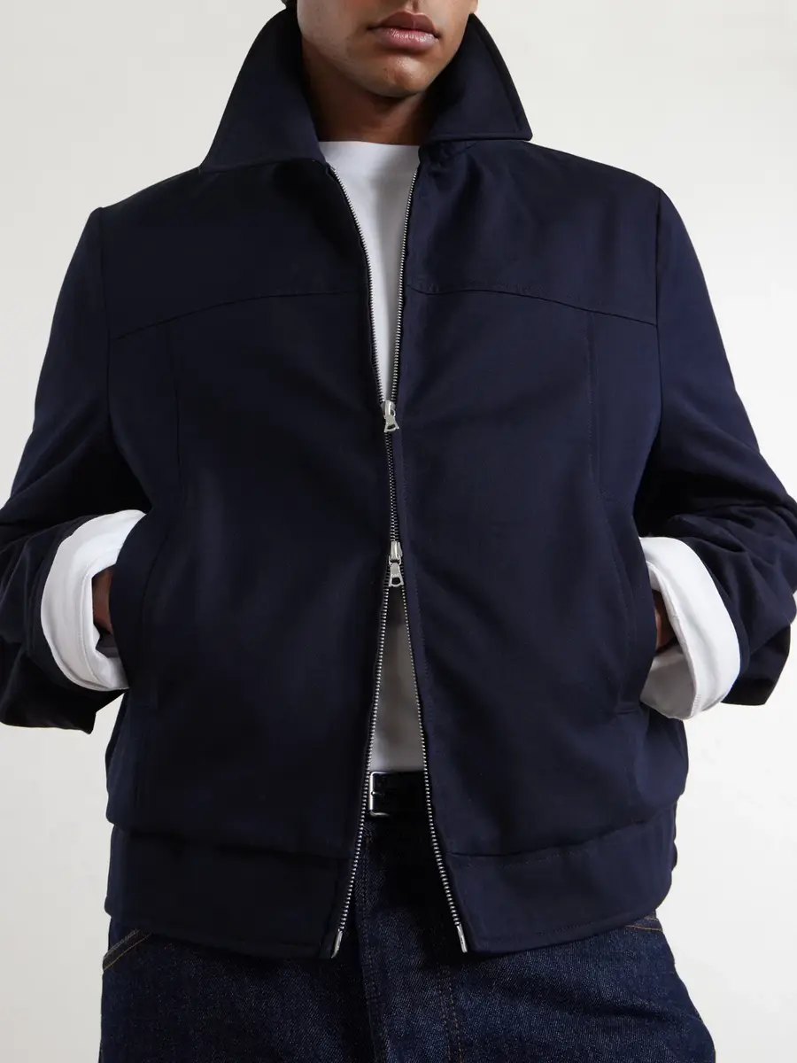 Dries Van Noten Padded Cotton and Wool-Blend Blouson Jacket - Men | Thumbnail 5 Dries Van Noten Padded Cotton and Wool-Blend Blouson Jacket - Men | Thumbnail 5