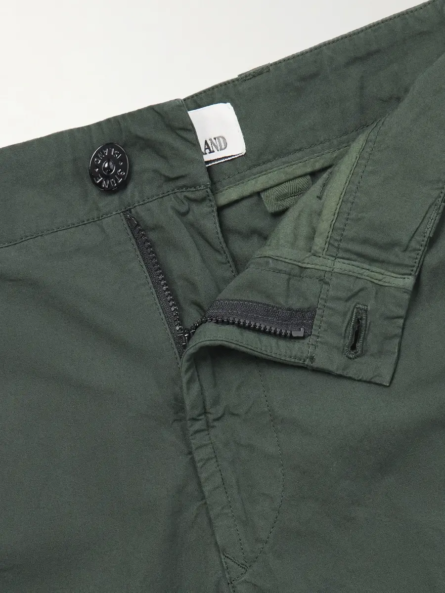 Stone Island Straight-Leg Organic Cotton-Canvas Cargo Shorts - Men | Thumbnail 5 Stone Island Straight-Leg Organic Cotton-Canvas Cargo Shorts - Men | Thumbnail 5