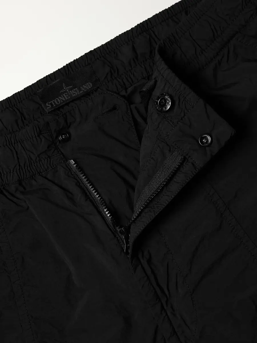 Stone Island STONE ISLAND GHOST Wide-Leg Nylon Smerigliato Trousers - Men | Thumbnail 5 Stone Island STONE ISLAND GHOST Wide-Leg Nylon Smerigliato Trousers - Men | Thumbnail 5