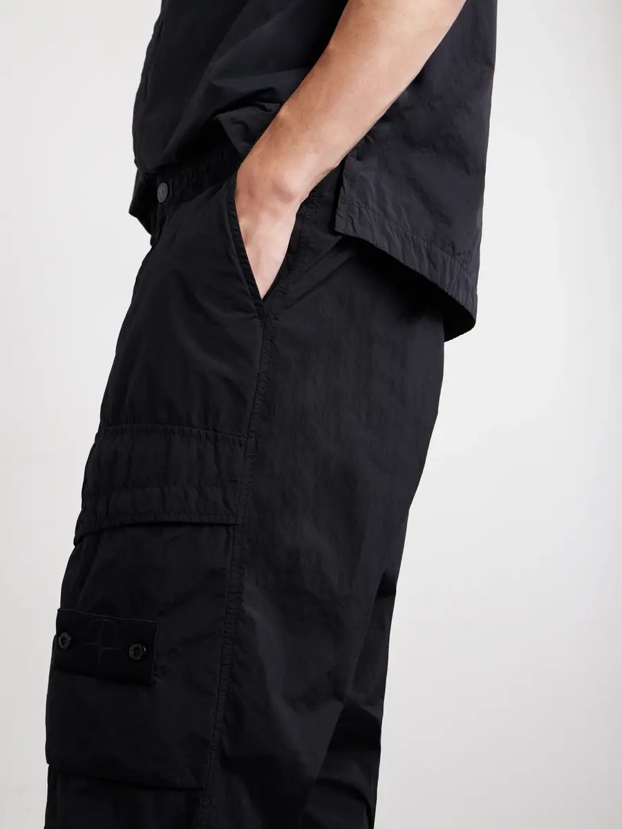 Stone Island STONE ISLAND GHOST Wide-Leg Nylon Smerigliato Trousers - Men | Thumbnail 6 Stone Island STONE ISLAND GHOST Wide-Leg Nylon Smerigliato Trousers - Men | Thumbnail 6
