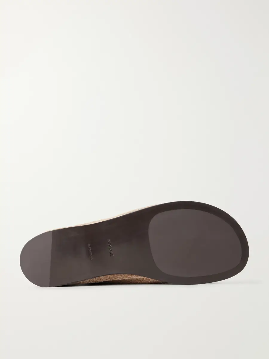 Lemaire Glove Calf Hair Slippers - Men | Thumbnail 3 Lemaire Glove Calf Hair Slippers - Men | Thumbnail 3