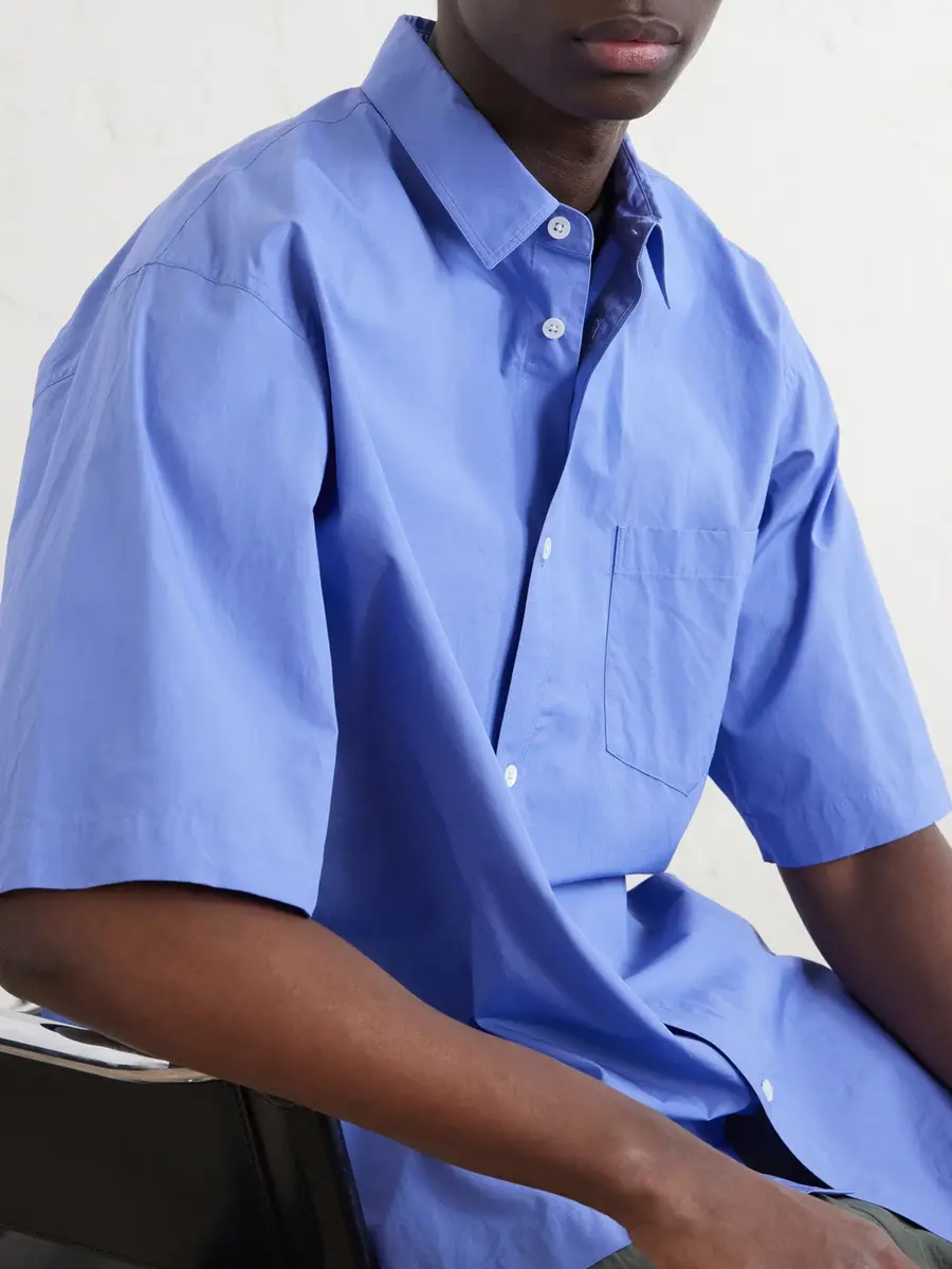 ATON Cotton-Poplin Shirt - Men | Thumbnail 5 ATON Cotton-Poplin Shirt - Men | Thumbnail 5