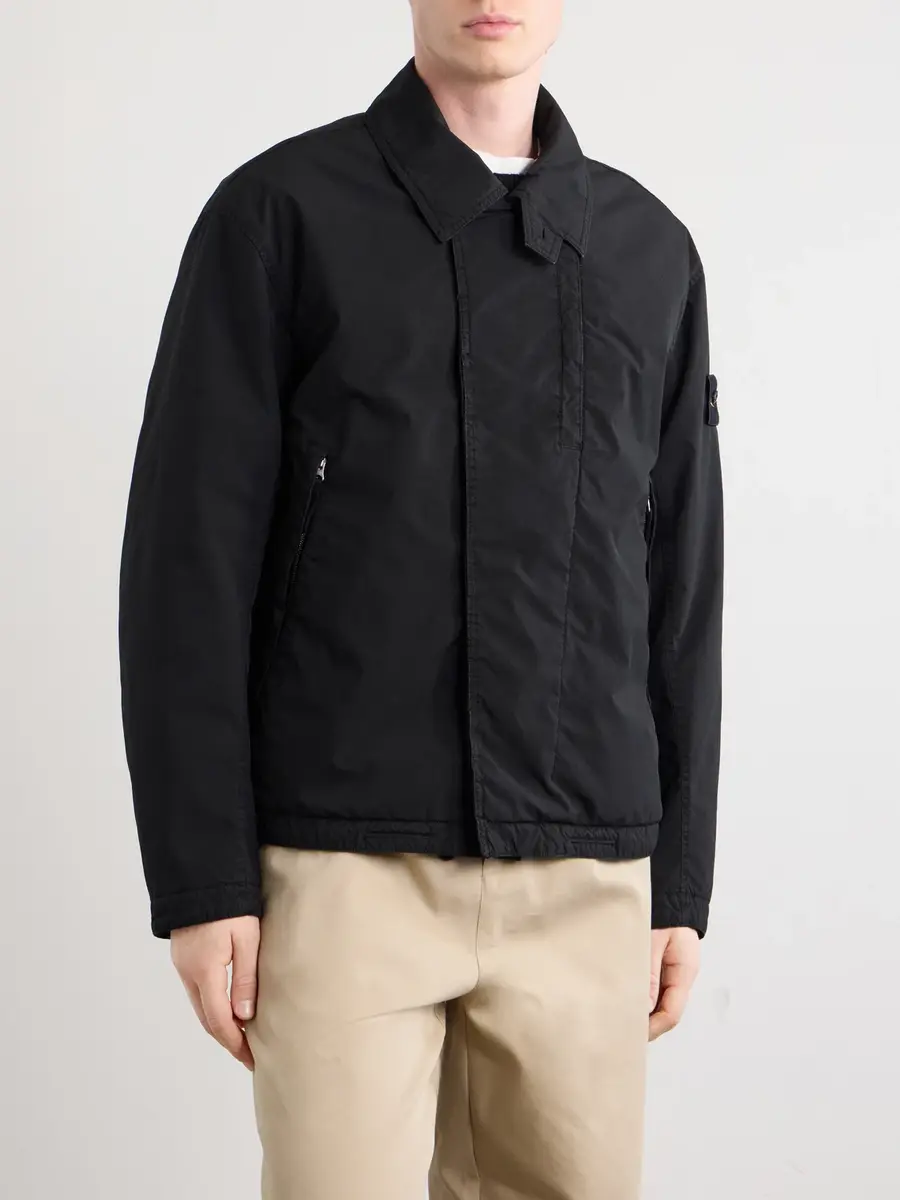 Stone Island Garment-Dyed Light Compact Touch Poly-TC Shell Jacket - Men | Thumbnail 3 Stone Island Garment-Dyed Light Compact Touch Poly-TC Shell Jacket - Men | Thumbnail 3