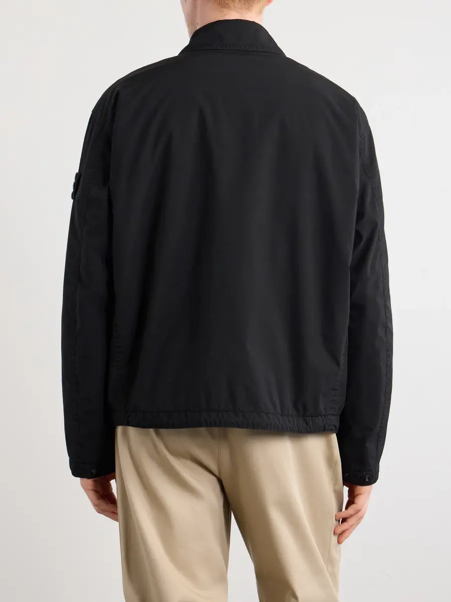 Stone Island Garment-Dyed Light Compact Touch Poly-TC Shell Jacket - Men | Thumbnail 4 Stone Island Garment-Dyed Light Compact Touch Poly-TC Shell Jacket - Men | Thumbnail 4