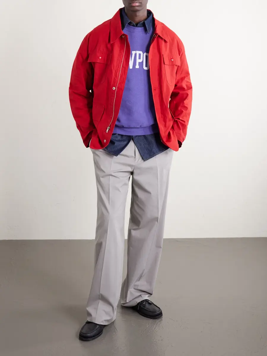 Remi Relief Newport Printed Cotton-Jersey Sweatshirt - Men | Thumbnail 2