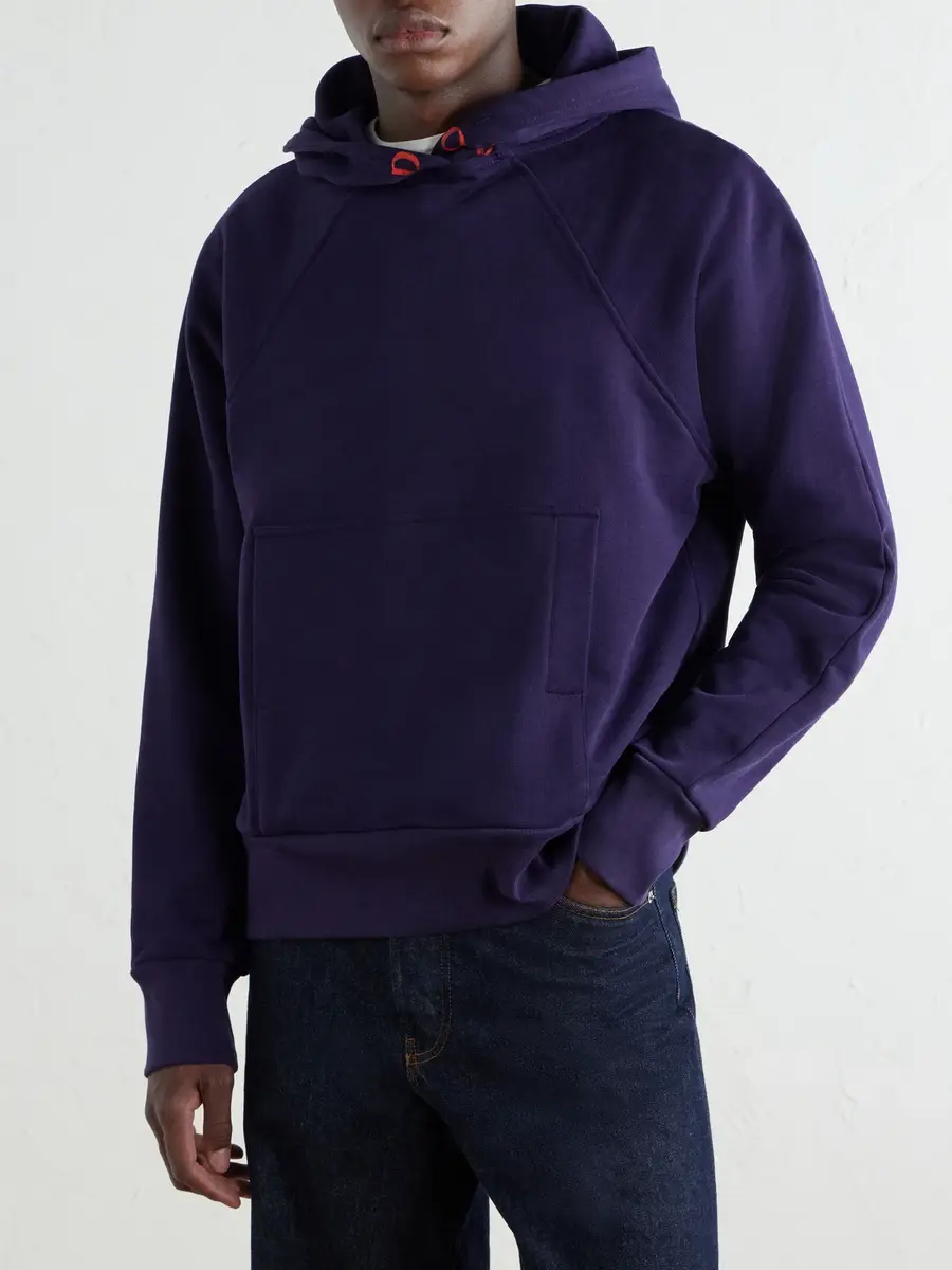 ADON Logo-Print Cotton-Jersey Hoodie - Men | Thumbnail 3 ADON Logo-Print Cotton-Jersey Hoodie - Men | Thumbnail 3