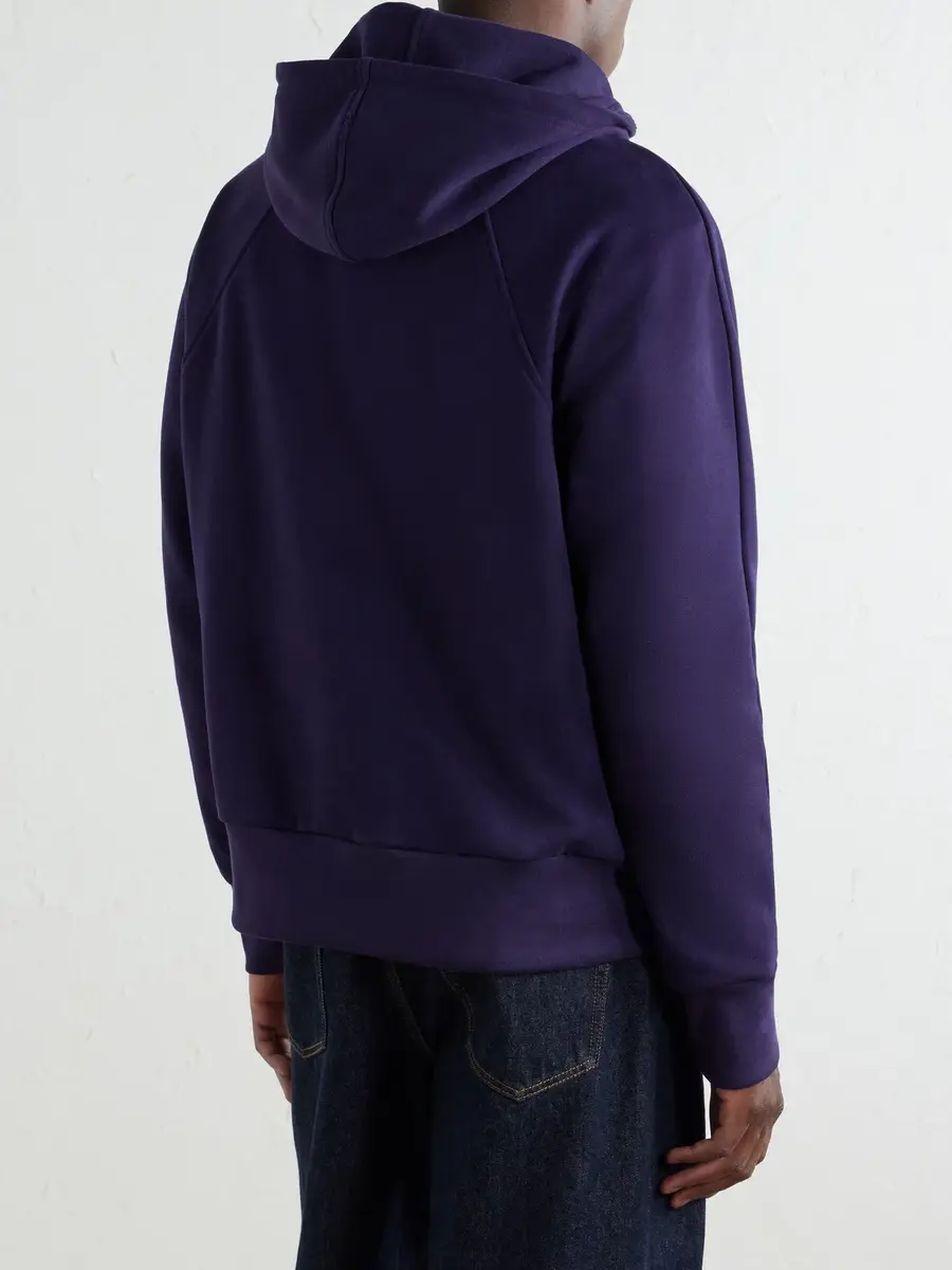 ADON Logo-Print Cotton-Jersey Hoodie - Men | Thumbnail 4 ADON Logo-Print Cotton-Jersey Hoodie - Men | Thumbnail 4