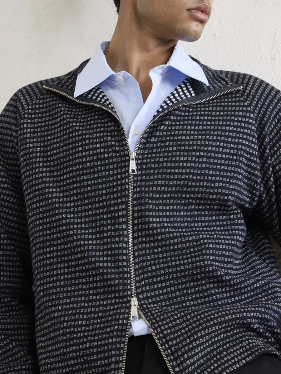 mfpen Leisure Organic Cotton Zip-Up Sweater - Men | Thumbnail 5