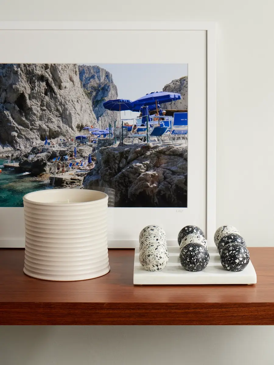 The Conran Shop Pietra Stone Tic-Tac-Toe Set - Men | Thumbnail 2 The Conran Shop Pietra Stone Tic-Tac-Toe Set - Men | Thumbnail 2