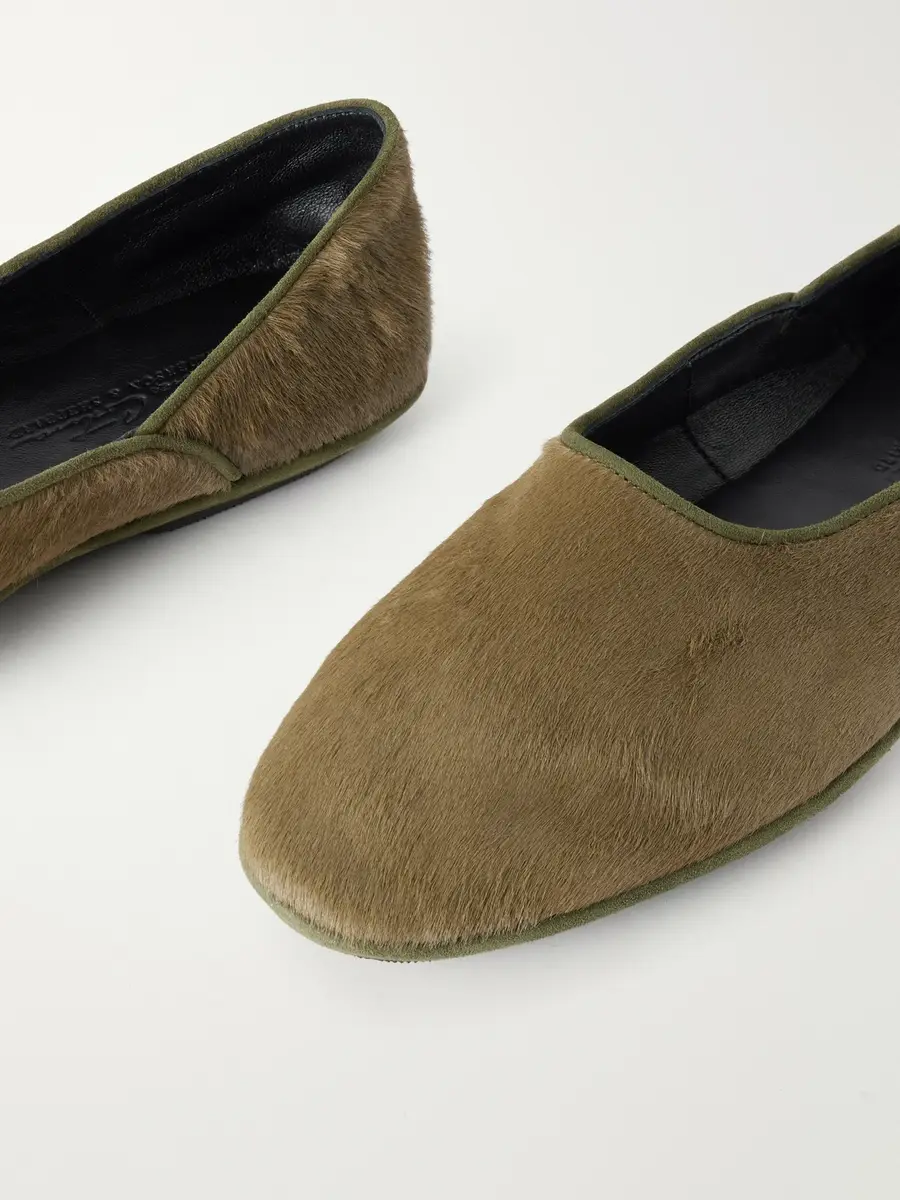 Anderson & Sheppard George Cortina Calf Hair Slipper - Men | Thumbnail 4 Anderson & Sheppard George Cortina Calf Hair Slipper - Men | Thumbnail 4