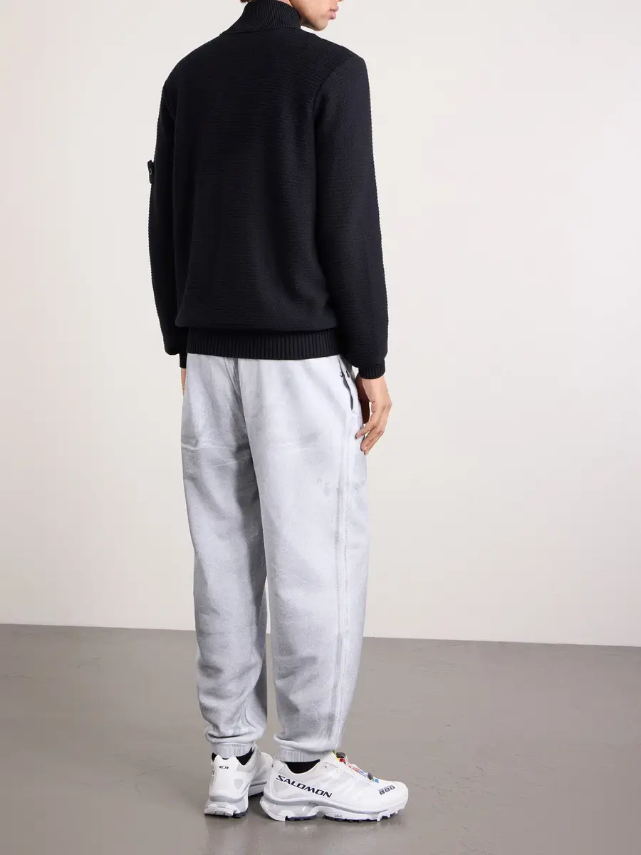 Stone Island GHOST Cotton and Cashmere-Blend Zip-Up Cardigan - Men | Thumbnail 3 Stone Island GHOST Cotton and Cashmere-Blend Zip-Up Cardigan - Men | Thumbnail 3
