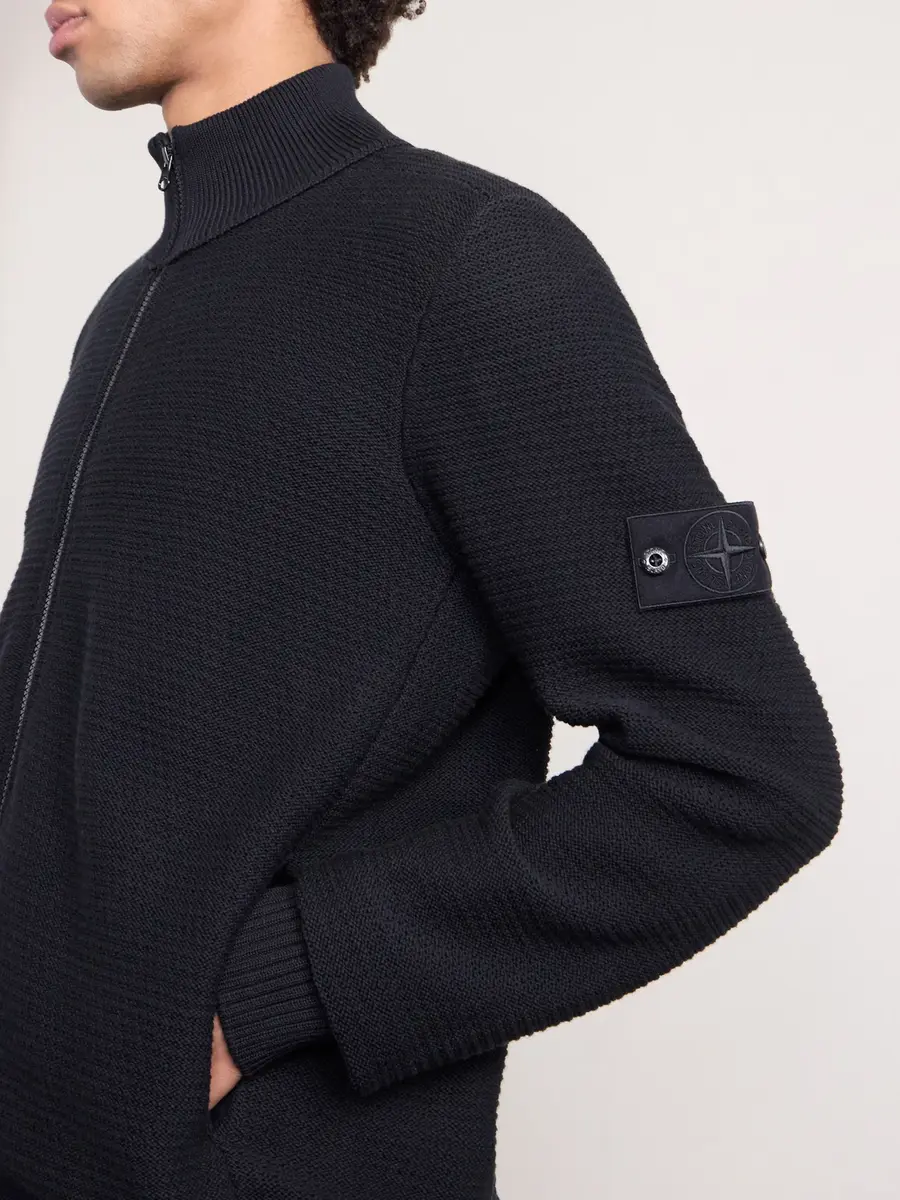 Stone Island GHOST Cotton and Cashmere-Blend Zip-Up Cardigan - Men | Thumbnail 4 Stone Island GHOST Cotton and Cashmere-Blend Zip-Up Cardigan - Men | Thumbnail 4