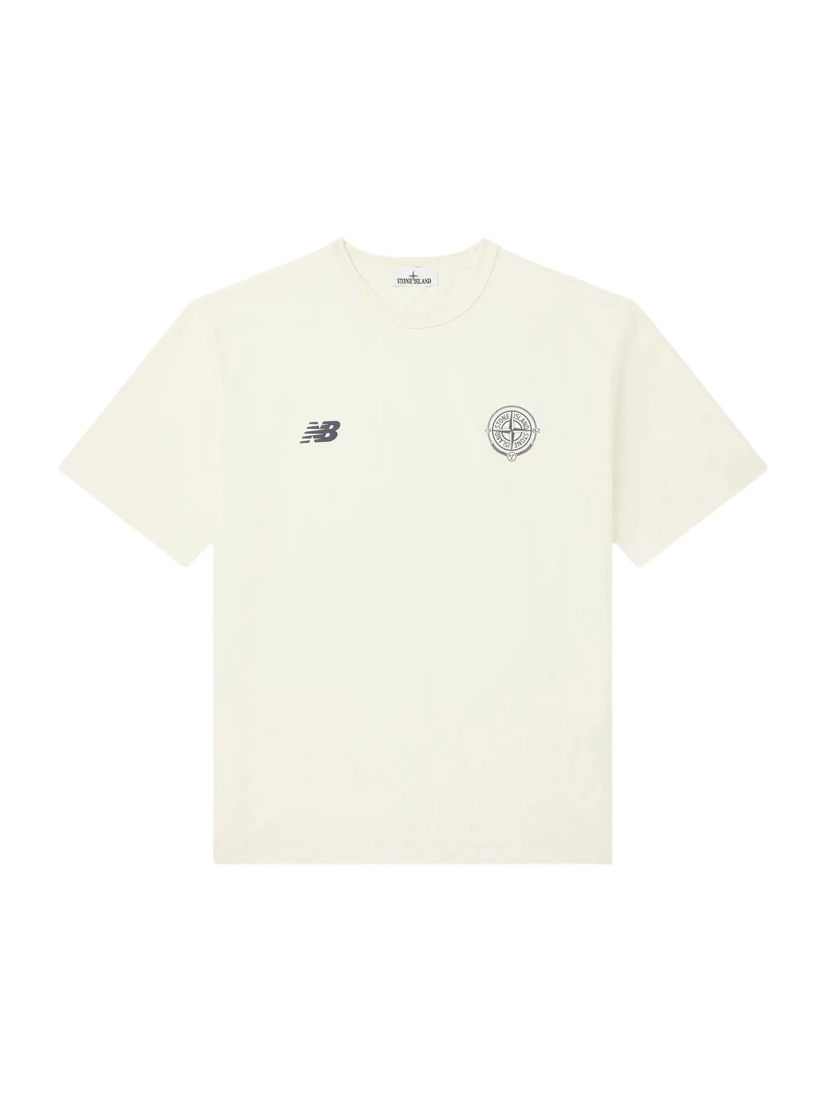 Stone Island New Balance Logo-Print Cotton-Jersey T-Shirt - Men
