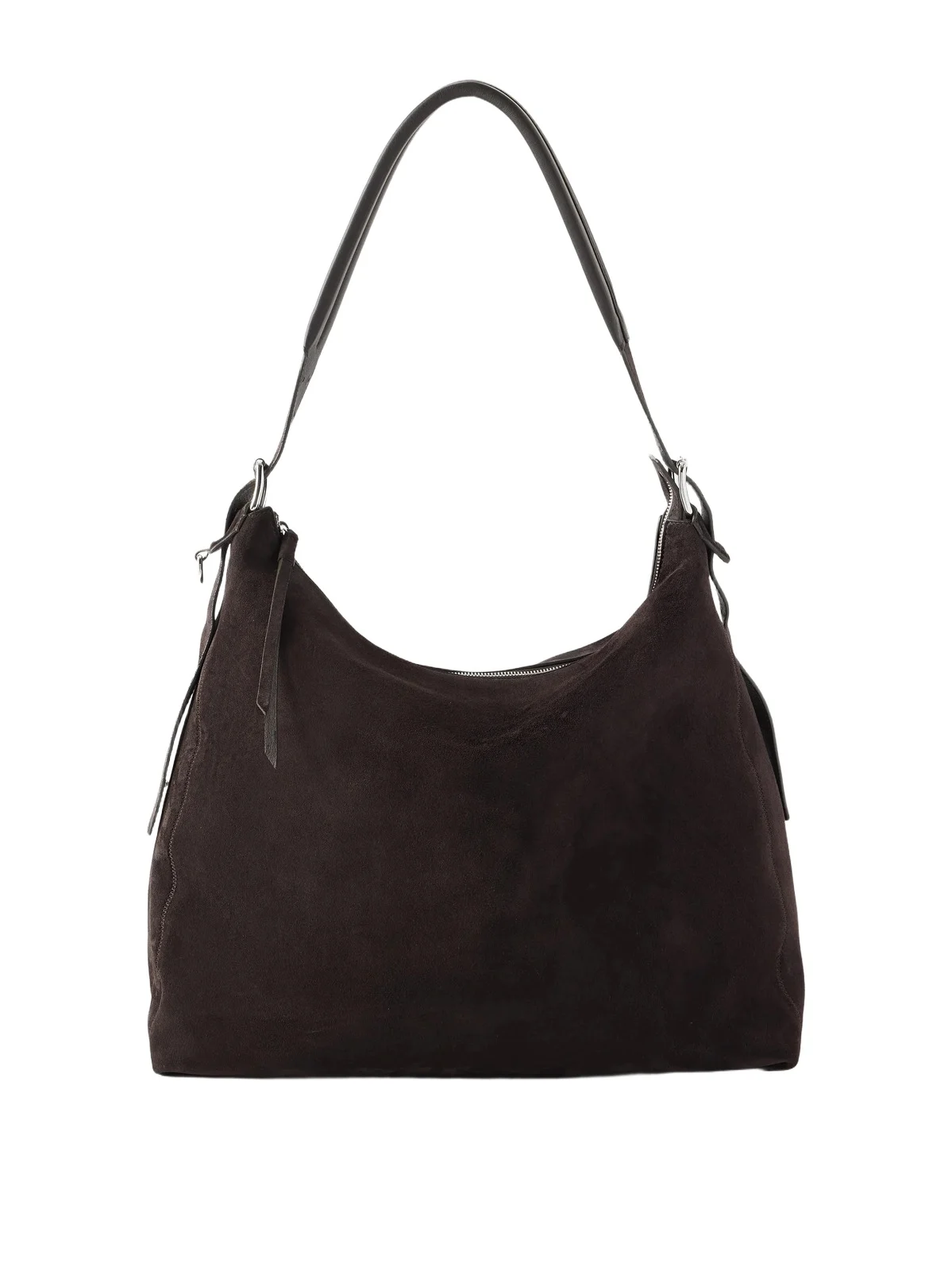 Belted Suede Tote Bag - Men Belted Suede Tote Bag - Men