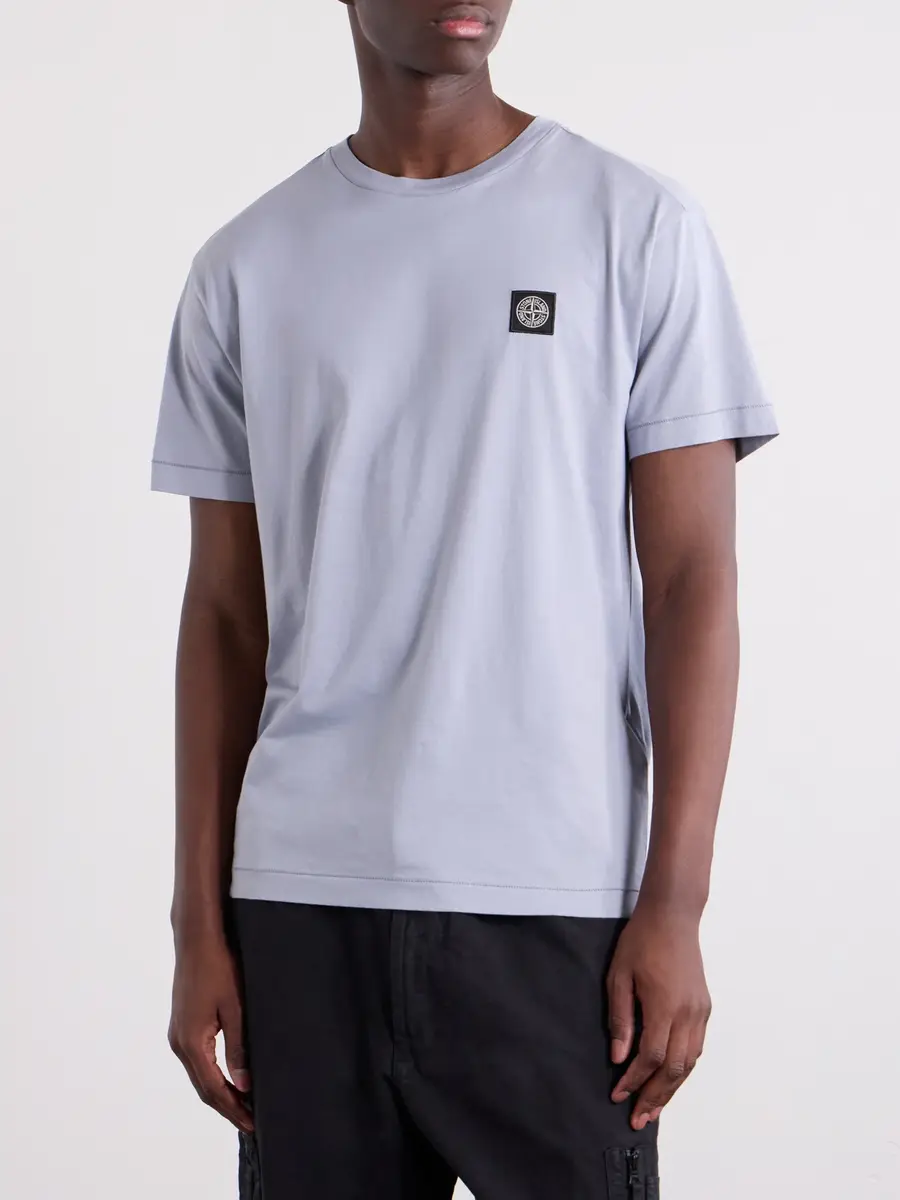 Stone Island Garment-Dyed Cotton-Jersey T-Shirt - Men | Thumbnail 3 Stone Island Garment-Dyed Cotton-Jersey T-Shirt - Men | Thumbnail 3